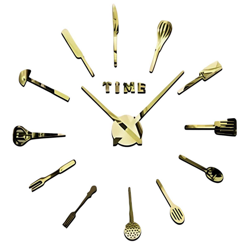 Годинник настінний діаметр 10 см круглий годинник на кухню HP-3Y-5 Коломия - фото 1