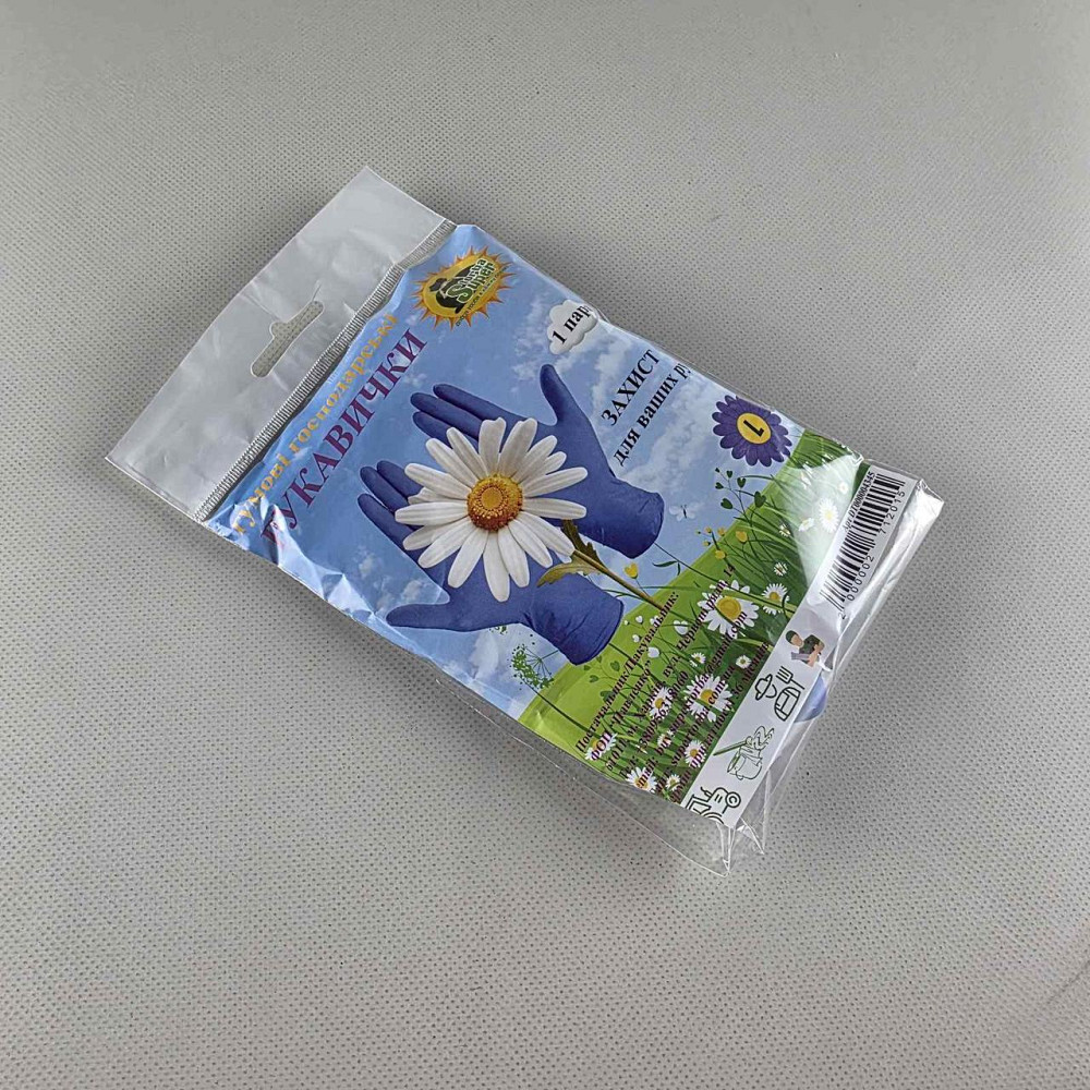 Рукавички гумові господарські "Супер торба" р.L (1 пачка) Харків - фото 2