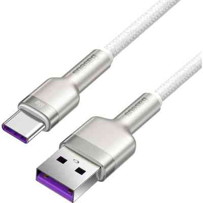 Дата кабель USB-C to USB-C 1.0m 66W metal Baseus (CAKF000102) Вінниця