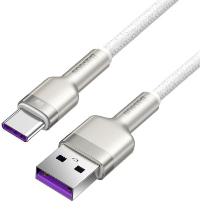 Дата кабель USB-C to USB-C 1.0m 66W metal Baseus (CAKF000102) Вінниця - фото 2