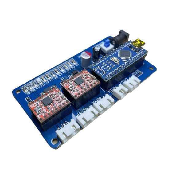 Плата керування кроковими двигунами Benbox GRBL | USB драйвер 2 осі | Контролер для лазерного гравера CNC DIY 12V 2A Київ