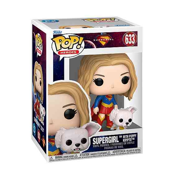 Набір ігрових фігурок Funko POP! серії Суперґьорл - Суперґьорл і Крипто Суперпес Дніпро