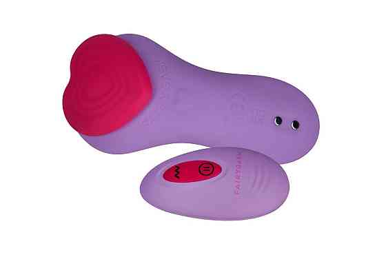 Вібратор у трусики FairyGasm HeartGem violet, на магніті, пульт ДК Sex Aura Київ