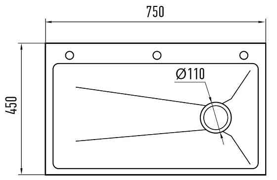 Кухонна мийка Zerix ZH7545-SET-05 DECOR NANO-SILVER з нержавіючої сталі, комплект ZM5584 (3.0/0.8) Харків