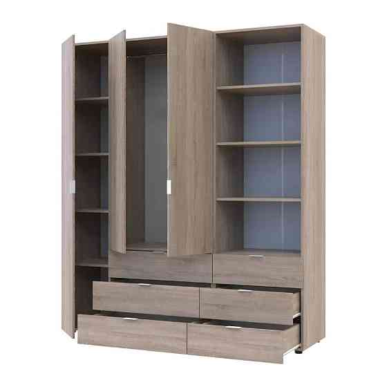 Шафа для одягу Doros Гелар Дуб сонома 3ДСП з пеналом 176.2х49.5х203.4 (DRS-011921) Львів