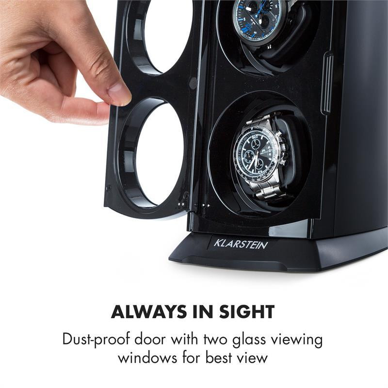 St. Gallen Premium Watch Winder 2 Часы 4 скорости Черный (Германия, читать описание) Ровно - изображение 7