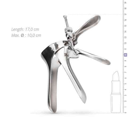 Вагінальний розширювач спекулум Sinner Gear Unbendable – Large Cusco Vaginal speculum Sex Aura Київ
