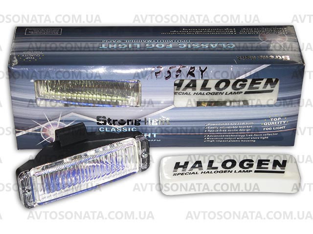 Фары STRONG LIGHT 1755 RY/H3-12V-55W/170*54mm/ крышка Винница - изображение 2