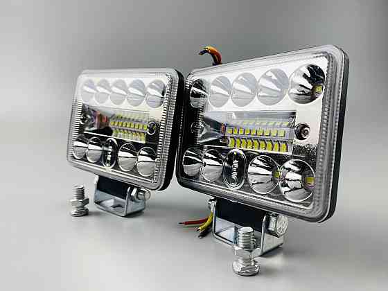 Фара прямокутна 18Led chip 3030 9-80V IP67, автомобільне освітлення Мукачево