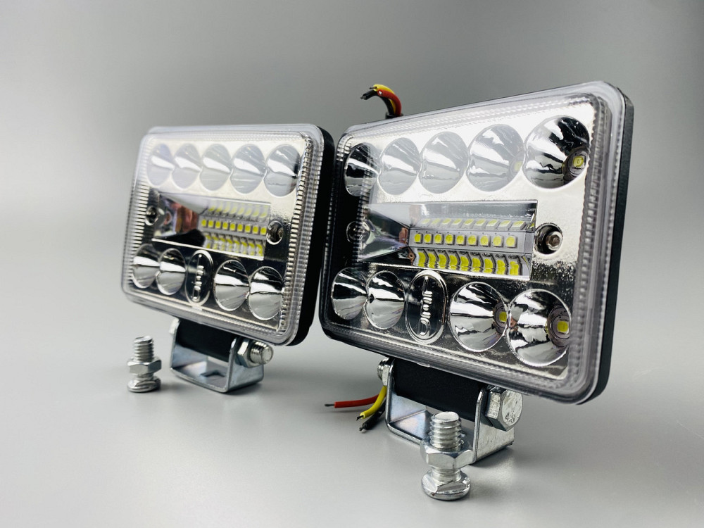 Фара прямокутна 18Led chip 3030 9-80V IP67, автомобільне освітлення Мукачево - фото 3