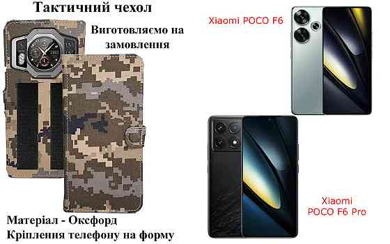 Тактичний чохол для Sony Xperia Pro-1, кріпиться до спорядження на липучці Київ