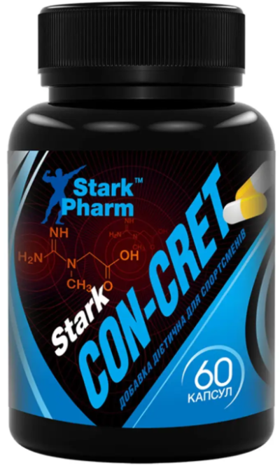 Креатин Stark Pharm Con-Cret 750mg 60 капс Киев - изображение 1