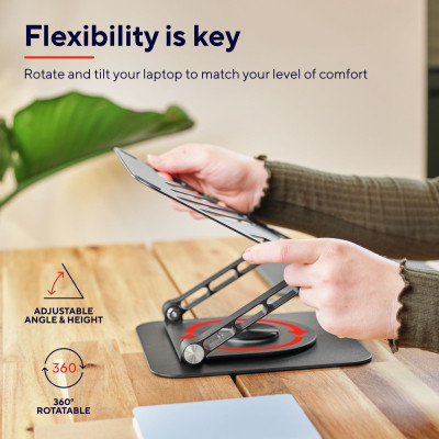 Підставка до ноутбука Trust Zeff Metal, до 16&quot;, gray (25482_TRUST) Вінниця - фото 7