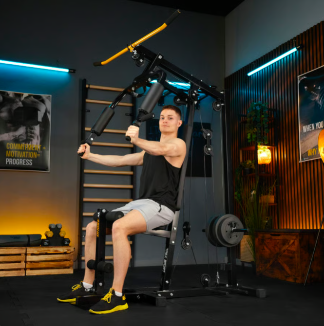 Силовая станция тренажер TX-450HG на 100 кг сверхней и нижней тягой многофункциональная для всех видов мышц Киев - изображение 5