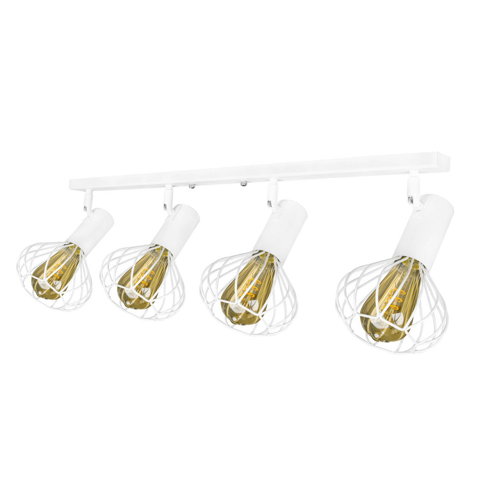 Потолочный поворотный светильник лофт Е27-4 Lotus NL 14151-4 WH Киев - изображение 3