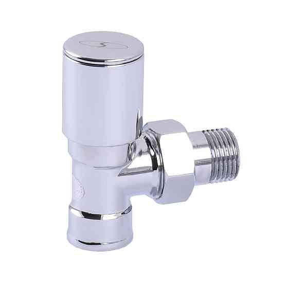 Кран вентильний кутовий з американкою SOLOMON 1/2″ CHROM 1845 Луцк