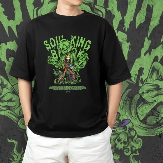 Футболка чоловіча з  принтом Ван Пис Brook Розмір 48 Anime0227 Дніпро