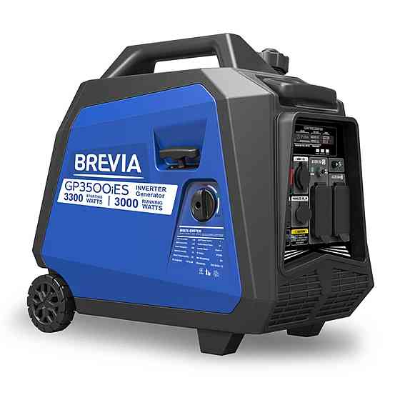 Генератор Brevia инверторный бензиновый 3,3кВт (ном 3,0кВт) с электростартером Днепр