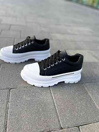 Кеди жіночі M122-1 чорні (весна-осінь, еко-шкіра) (4757) 36-41 37 Коломия