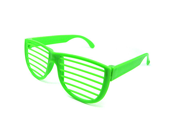 Очки маска детские жалюзи зеленые карнавальные Киев - изображение 1