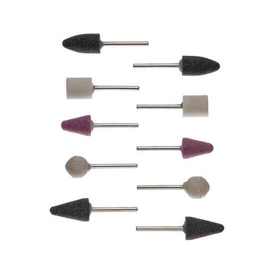 Набір шліфувальних каменів, 10 шт. INTERTOOL BT-0020 Київ