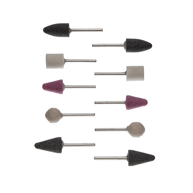 Набір шліфувальних каменів, 10 шт. INTERTOOL BT-0020 Київ - фото 2