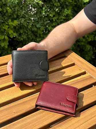 Чоловічий гаманець HORTON чорний або коричневий Київ