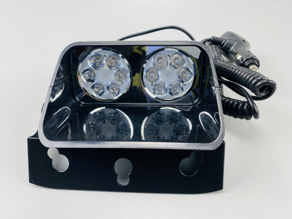 Маячок проблисковий S12-A стробоскоп 9-80V 10 led діодів синій+червоний спалах автомобільна мигалка Мукачево - фото 8
