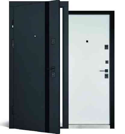 Вхідні двері Abwehr Grand Stellla 515 Чорна текстура + Білий супермат 960*2050 мм Двері для квартири Київ