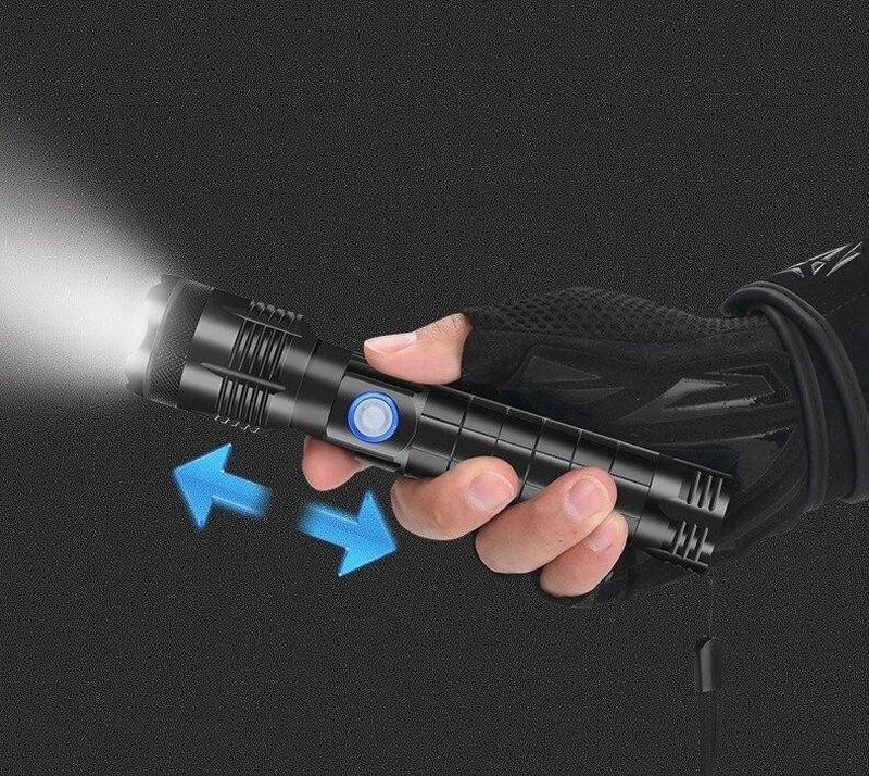 Ручной аккумуляторный фонарь BL-B99-P99 Винница - изображение 4