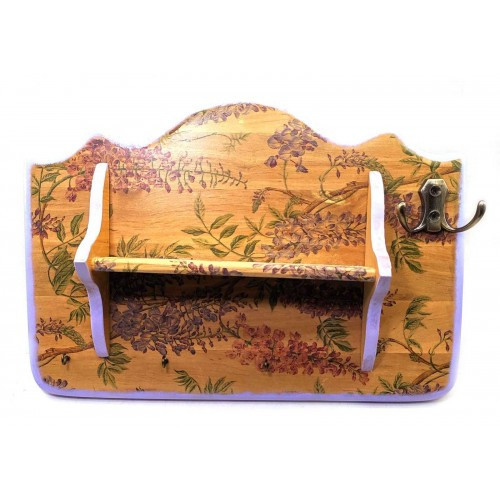 Ключниця-вішалка з полицею Лаванда Київ - фото 1