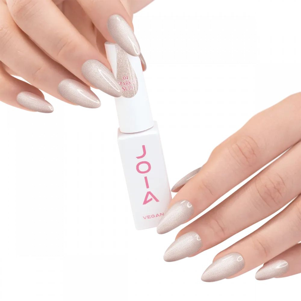 Камуфлирующая база для ногтей Magic Cat Base 04 Sparkle nude JOIA vegan 8 мл Киев - изображение 11