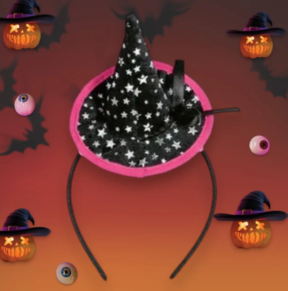 Обруч на Хелловін капелюшок one size різнобарвний Київ - фото 3