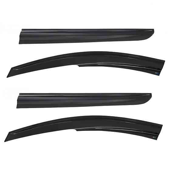 Дефлектори вікон (вітровики) Renault Logan MCV 2013-2019, 4шт, SunPlex, на скотчі Винница