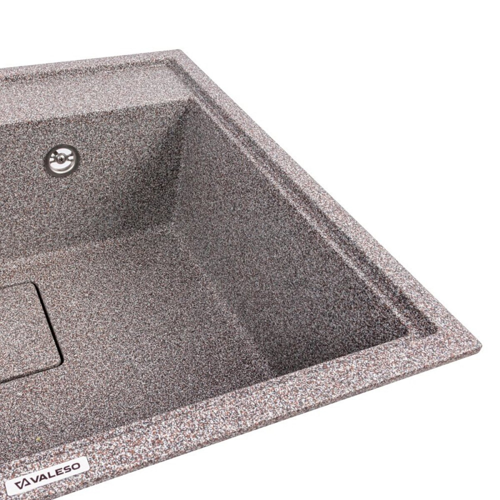 VALESO Кухонна мийка гранітна VALESO 6050 SHERLIT (мікс) Киев - изображение 4