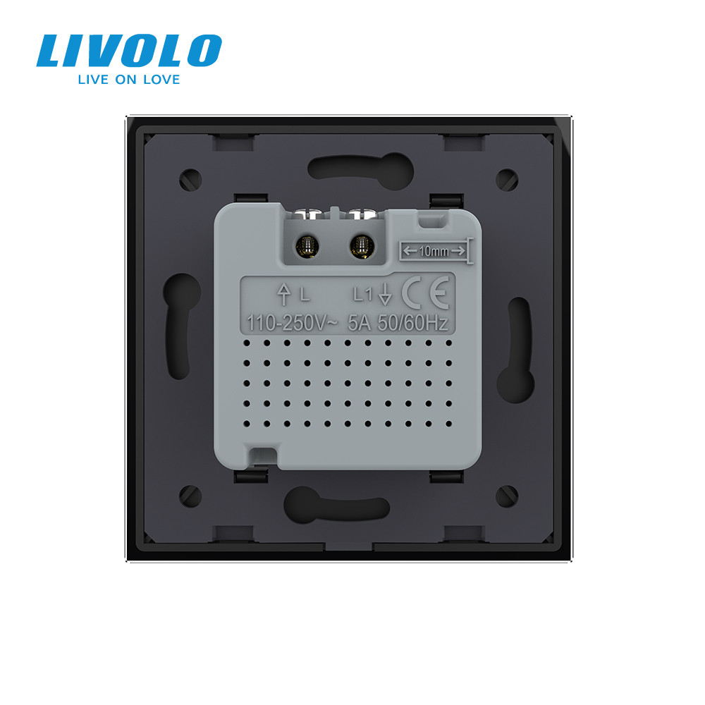 Датчик присутності та руху з автоматичним та ручним керуванням Livolo чорний скло (VL-C7FCU-2BP) Коломыя - изображение 10