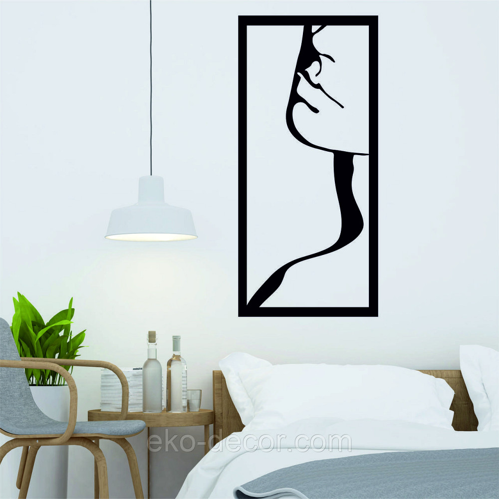 Декоративное настенное Панно «Силуэт женщины», Декор на стену Киев - изображение 3