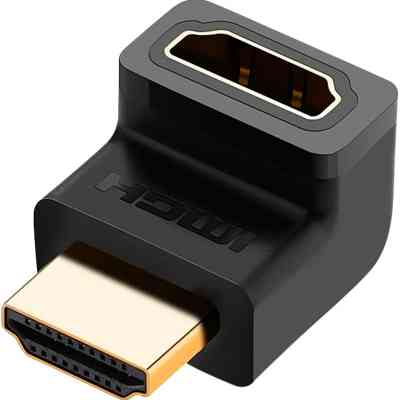 Перехідник HDMI M to HDMI F 90° corner UP HD112 black Ugreen (20110) Вінниця