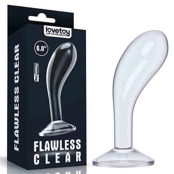 Анальная пробка - Flawless Clear Prostate Plug 6