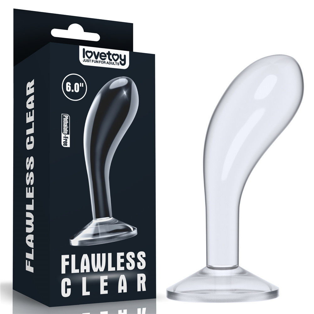 Анальная пробка - Flawless Clear Prostate Plug 6