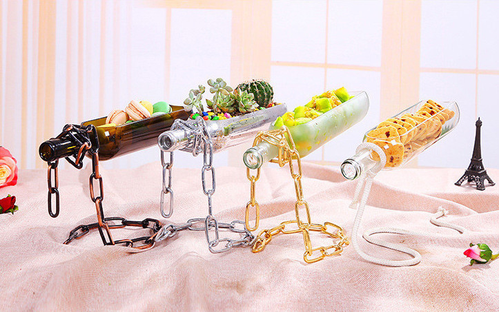 КОМПЛЕКТ Держатель и ВАЗА-бутылка, держатель для вина, ВЕРЕВКА, ЛАССА Кременчуг - изображение 1