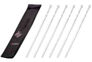 Набір шампурів 6шт 60*1см + чохол Скаут Житомир