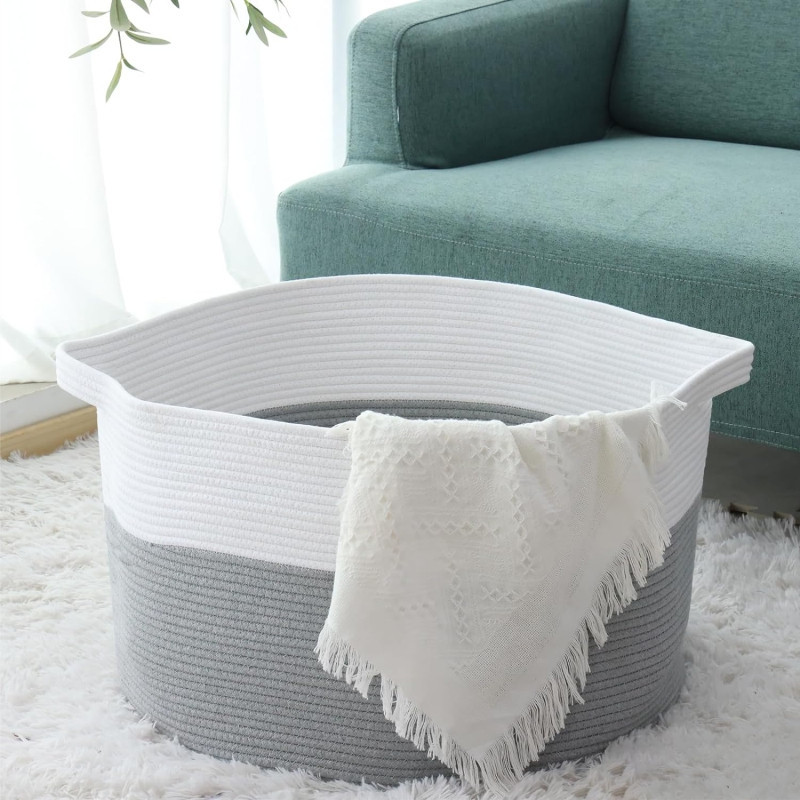 Корзина Органайзер Lovely Svi для хранения белья или игрушек 55 х 35 Серый Киев - изображение 3