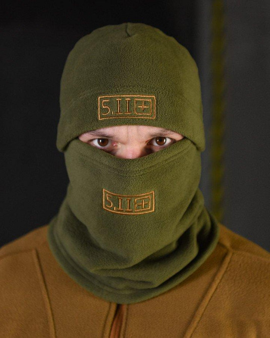 Комплект шапка +баф 5.11 олива ВТ0483 Одеса - фото 1