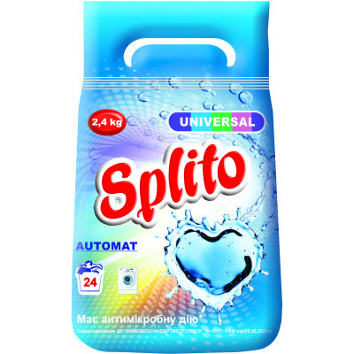 Стиральный порошок Splito Universal автомат 2.4 кг (4820049383027) Винница - изображение 1