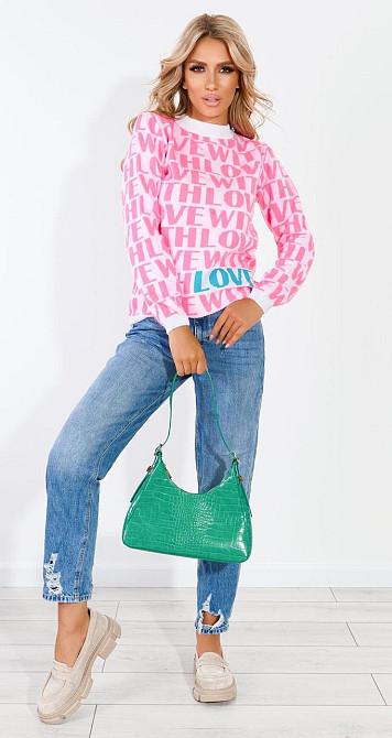 Свитер с буквами (42-46) Киев - изображение 3