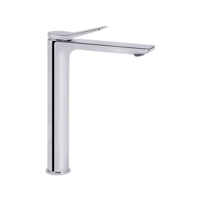 Змішувач для раковини Qtap Presto QTPRE269CRM45572 (k35), одноважільний, високий, Chrome Харків - фото 1