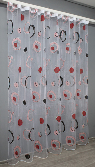 Тюль VR-Textil 1424т Органза с принтом Разноцветная 300х270 см (42-0219) Киев - изображение 3