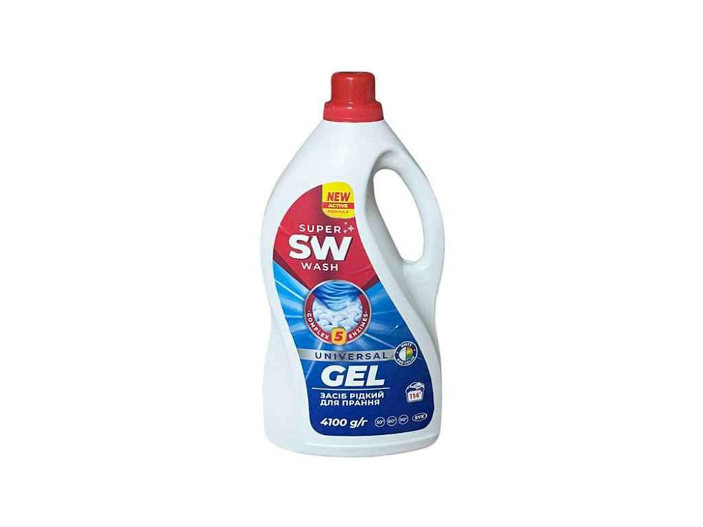 Гель для стирки 4,1л ридкий SUPER Wash Universal ТМ ПУС Киев - изображение 1