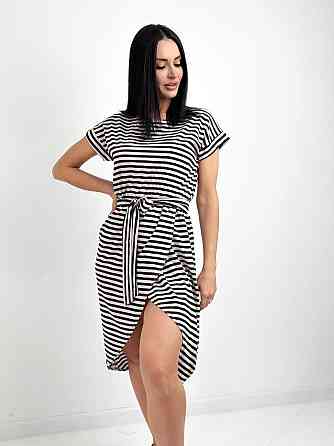 Літня сукня міді на запах "Lady" оптом | Розпродаж моделі Київ